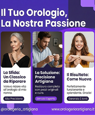 annuncio Facebook Ads per orologiaio