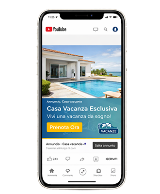 annuncio Google Ads per casa vacanza