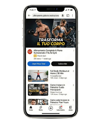 annuncio Google Ads per palestra