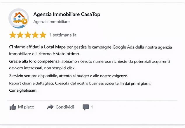 video Google Ads settore immobiliare
