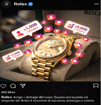 campagna Instagram Ads per brand lusso