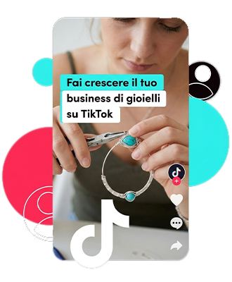Annuncio TikTok gioielli artigianali bijoux accessori