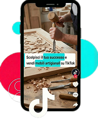 Annuncio TikTok mobili arredamento design interni