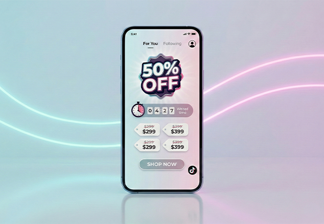 Video TikTok promozione sconto offerta limitata