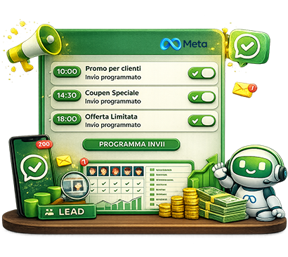 campagne massive WhatsApp broadcast messaggi