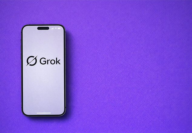 Logo Grok intelligenza artificiale xAI