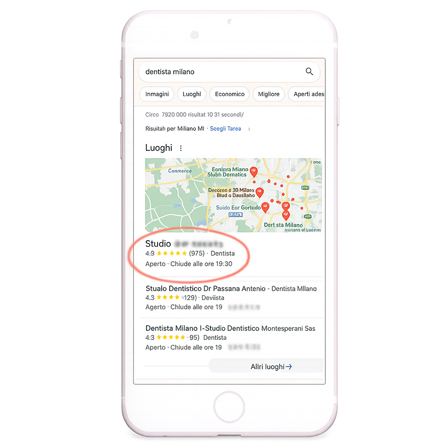 Visibilità attività locale su Google Maps