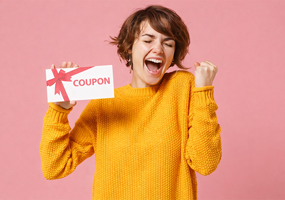 Coupon esclusivi per incentivare recensioni e aumentare vendite