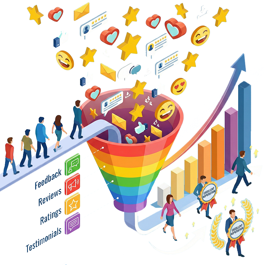 Funnel per aumentare le recensioni dei clienti