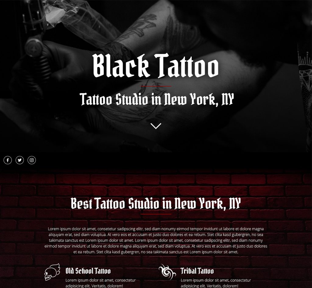 template tatoo
