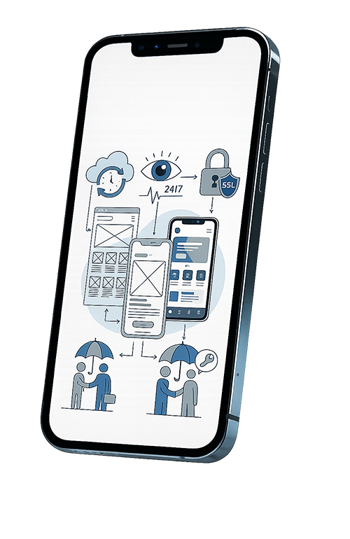 Pannello monitoraggio server cloud deployment applicazioni web uptime 24/7