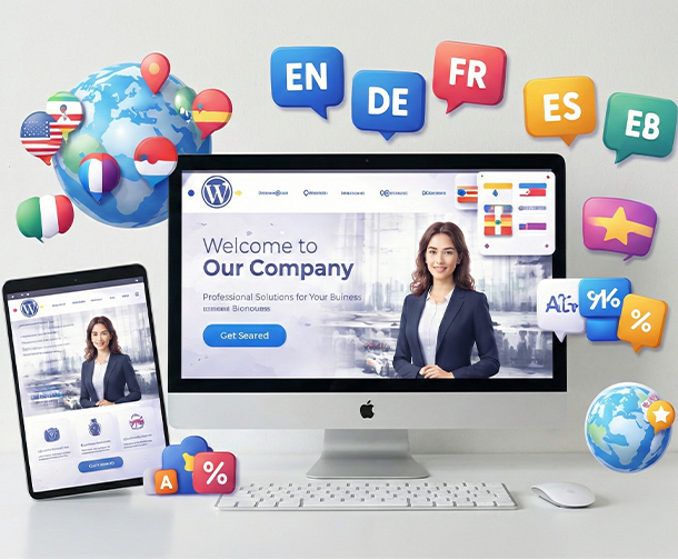 Sito corporate WordPress multilingua
